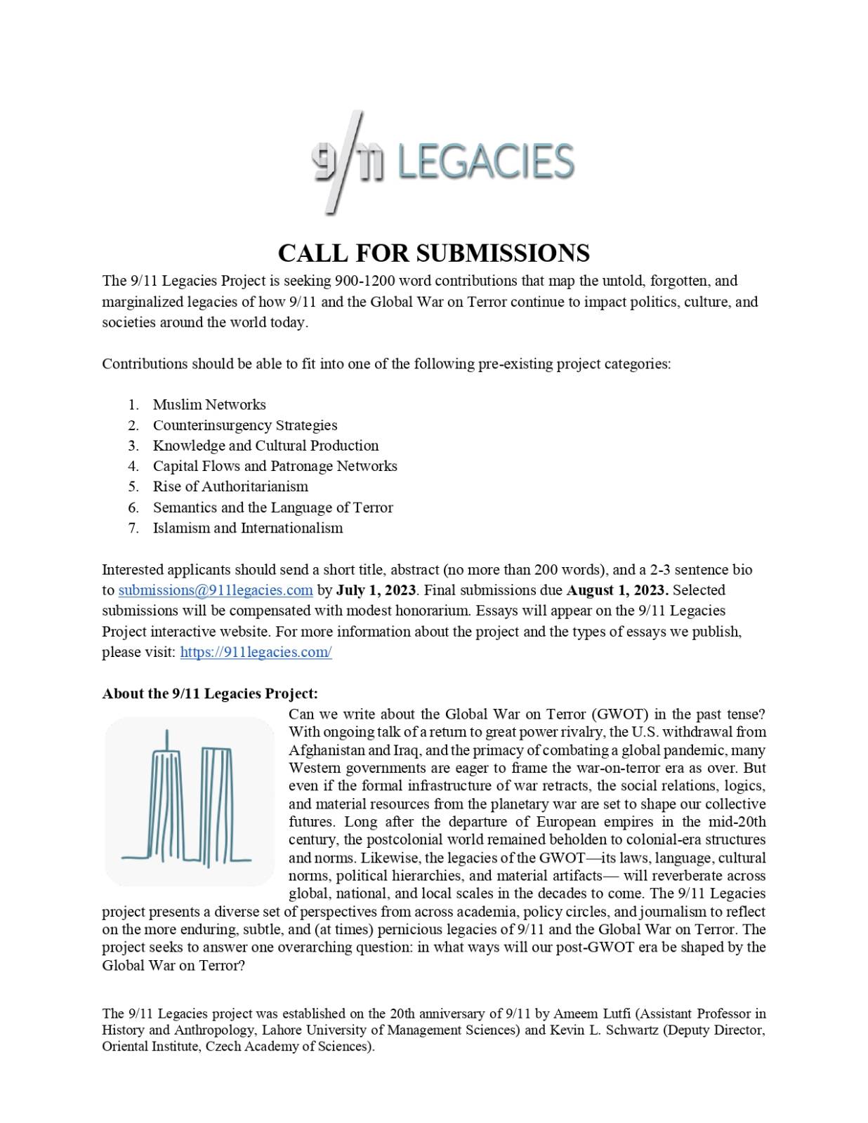 9_11 Legacies Project- Call for Submissions_2023_page-0001