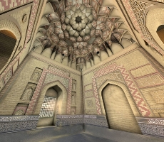 3D virtuální model hrobky zničené Islámským státem