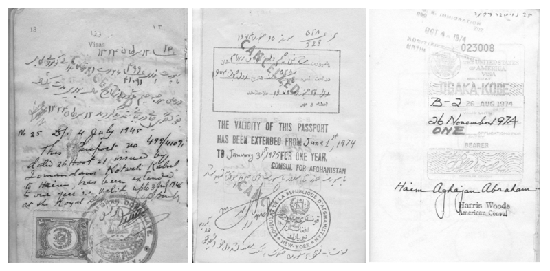 Passport Haim 1943, first extension (Bombay)