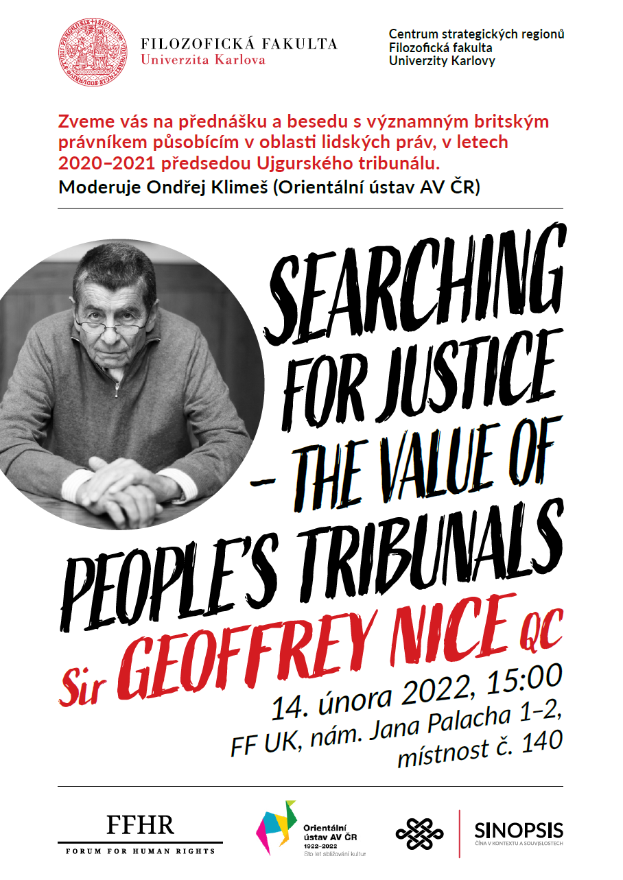 Searching for justice (Sir Geoffrey Nice QC)
