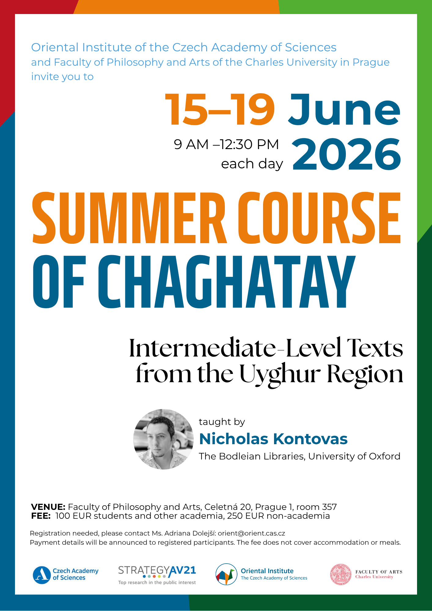 Summer Course of Chaghatay 2026