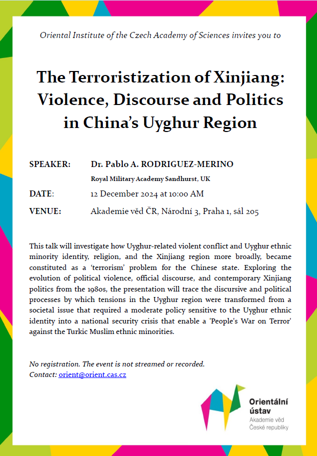 The Terroristization of Xinjiang UPDATED