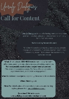 CALL FOR CONTENT: Unruly Dialogues