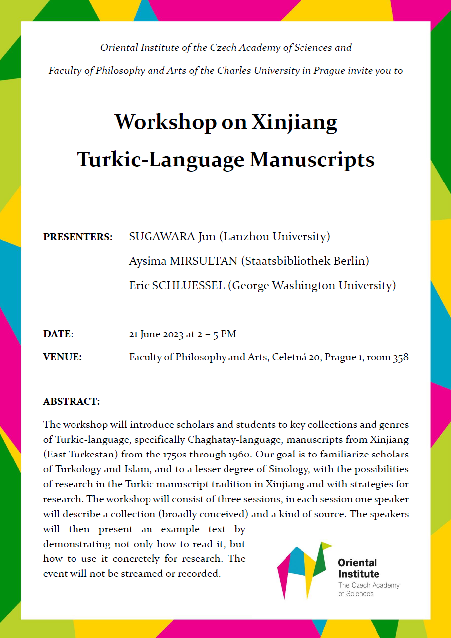 Workshop on Xinjiang